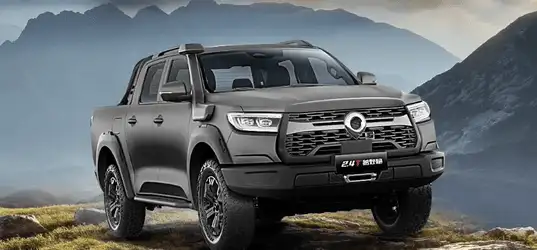 GMW unveils new pickup truck “Cannon-X” with standard 2.4T diesel engine and Part Time 4WD system