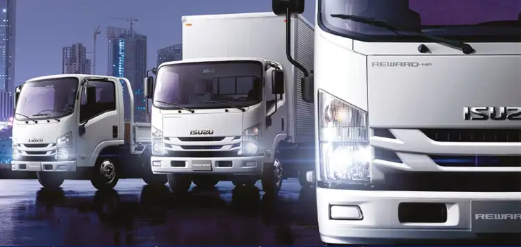 The Isuzu N-Series is priced from SAR 85,000 and has a gross weight of up to 9.5 tons
