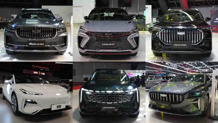 جولة طرازات جيلي في معرض جدة الدولي للسيارات 2024