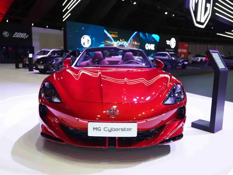 2025 MG Cyberster Sneak Peek: 2024 Jeddah Motor Show