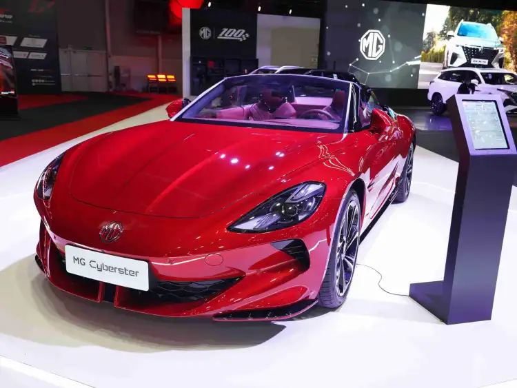 2025 MG Cyberster unveiled at the 2024 Jeddah International Motor Show