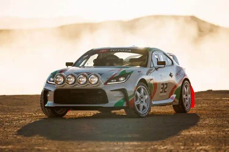 Toyota GR86 with turbocharging and all-wheel drive