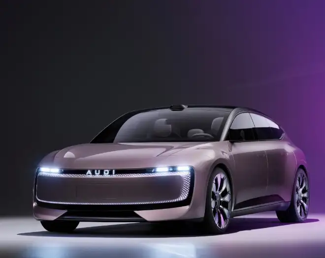 Audi unveils new brand AUDI, world debut of AUDI E concept car