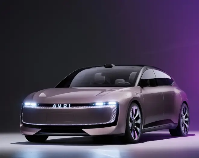 Audi unveils new brand AUDI, world debut of AUDI E concept car