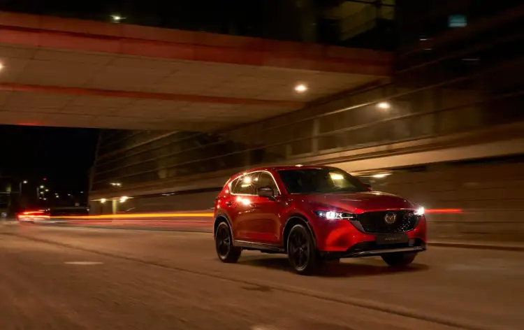 The 2025 Mazda CX-5, with 14.4km/L fuel consumption, starting at SAR 101,200