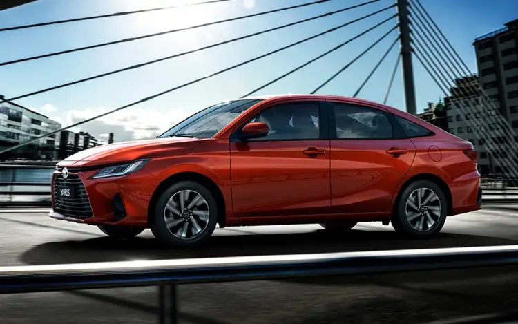 2025 Toyota Yaris Sedan, not as powerful as Honda City