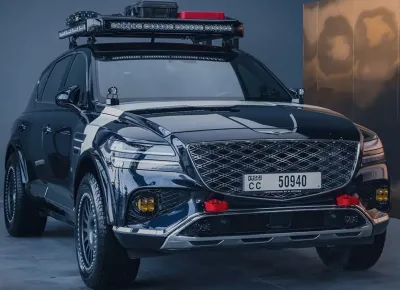 Genesis Unveils GV80 Desert Edition A Tribute to Racing Legend