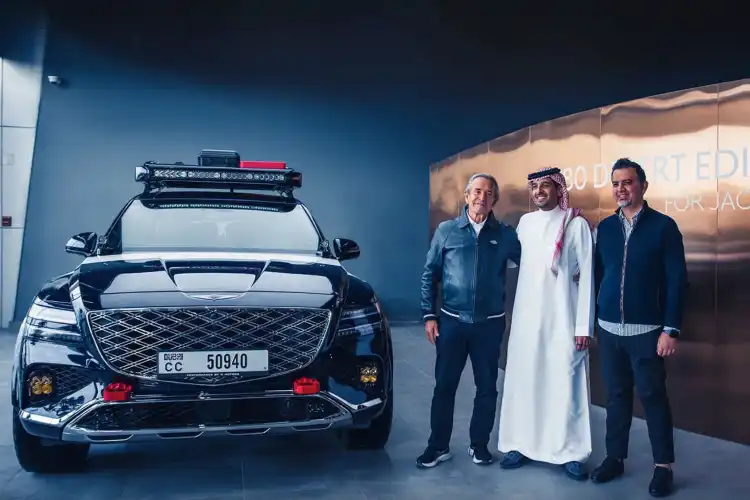 Genesis Unveils GV80 Desert Edition: A Tribute to Racing Legend Jacky Ickx