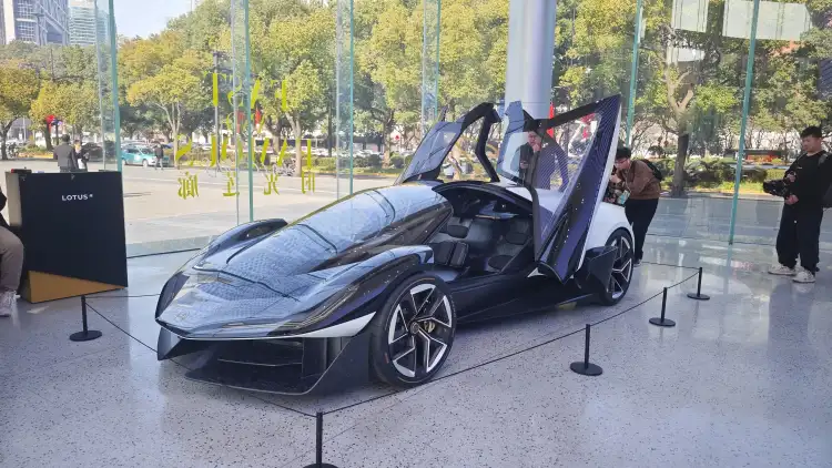 Lotus Sports Car Theory 1 Makes Asian Debut: Up to 1,000 HP, 402 km Range