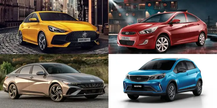 أفضل 10 سيارات مبيعًا في مصر بأقل من مليون جنيه مصري