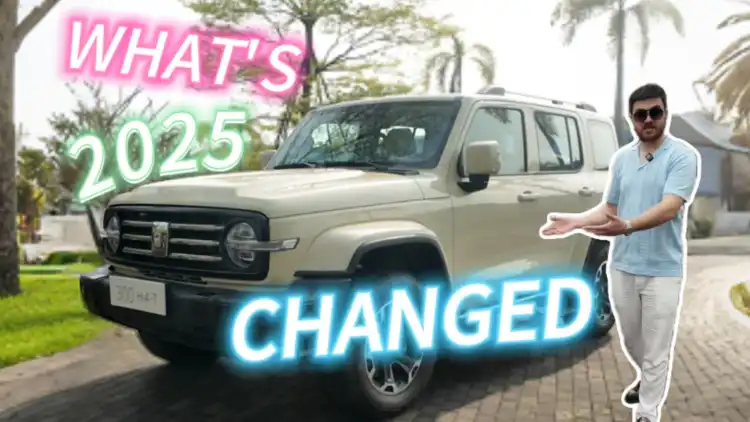 Tell you in 60 seconds what updates the Tank 300 received for 2025.