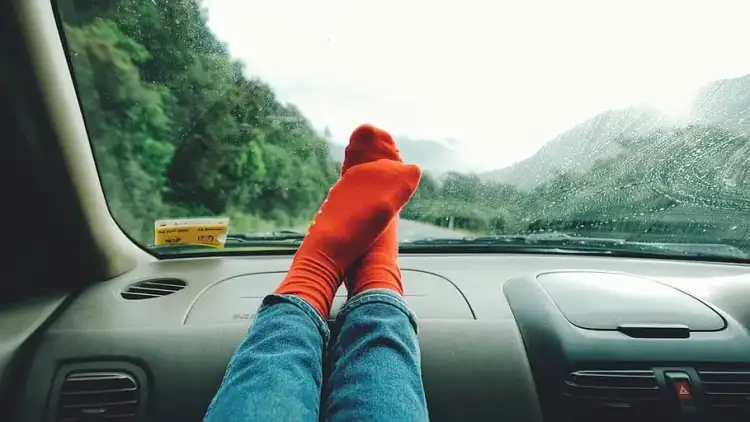 Resting Your Feet on the Dashboard? It Could Cost You Everything