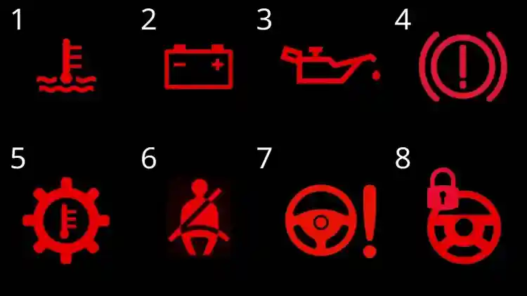 الدليل الضروري تويوتا RAV4 رموز لوحة القيادة و أضواء التحذير