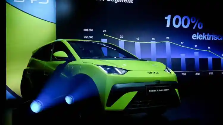 BYD تطلق سيارة Dolphin Surf الكهربائية منخفضة التكلفة في أوروبا لعام 2025