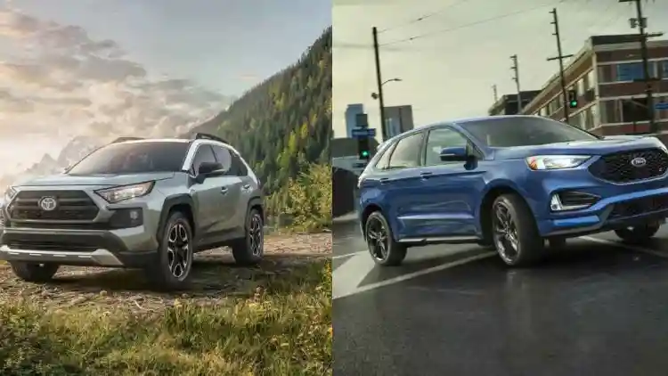 فورد إدج vs تويوتا راف4:مقارنة شاملة بين سيارات الدفع الرباعي