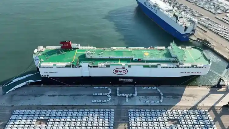 China’s EV Exports Grow 19% in First Five Months of 2025 Led by Chery, MG, and Geely