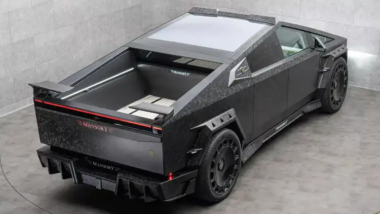 Mansory Makes the Tesla Cybertruck Even Stranger with the New Elongation Evo Edition