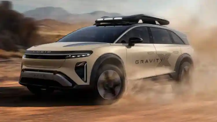 Lucid Gravity X: A Luxurious Electric SUV Modified for Off-Roading