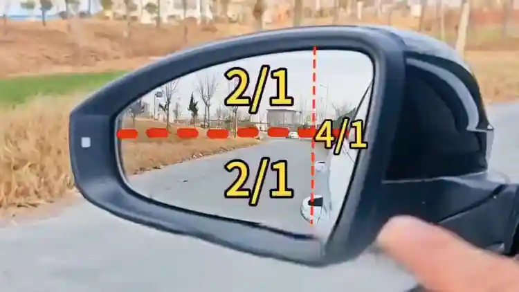 هل تعرف الطريقة الصحيحة لضبط السيارة المرايا ؟ 