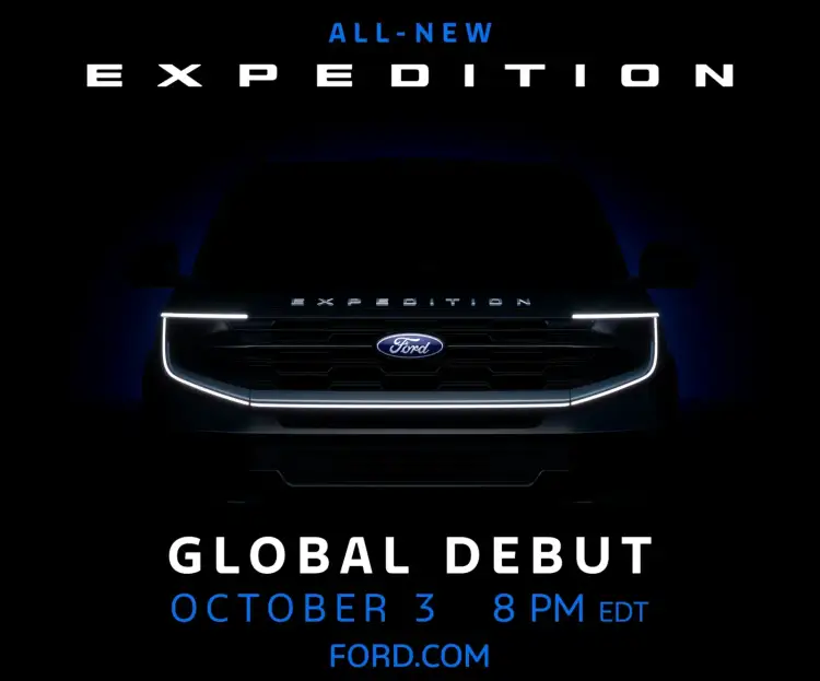 إطلاق سيارة إكسبيديشن الجديدة من فورد في 3 أكتوبر
