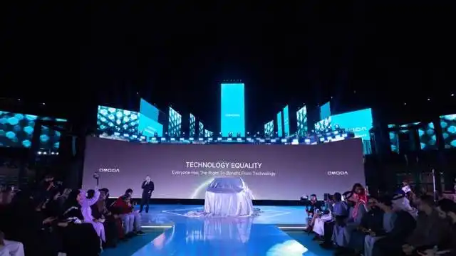 ترسيخ المستقبل! OMODA الأوسط الأزياء الليل ينير المملكة العربية السعودية ، التكنولوجيا الأسهم يضع الجميع في دائرة الضوء