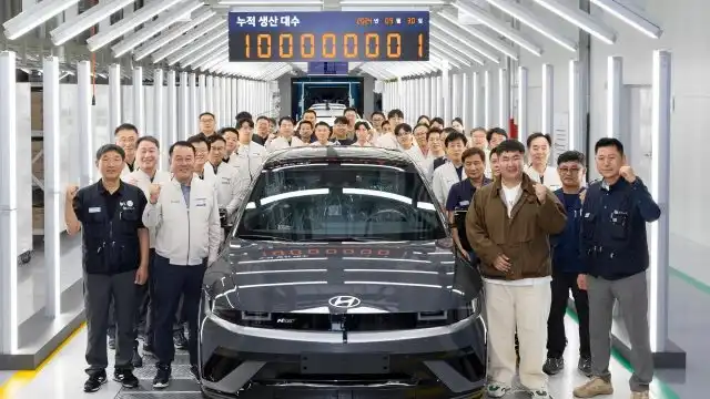 Hyundai's 100 millionth car rolls off the production line