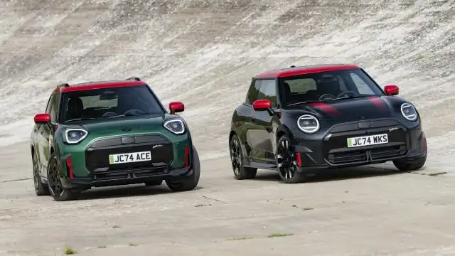 MINI Launches JCW Electric Cooper and Aceman Versions in Paris