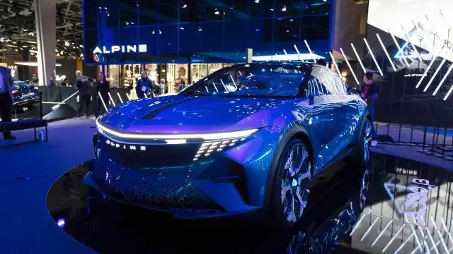 Alpine A390 Production Sport Edition at the 2024 Paris Motor Show