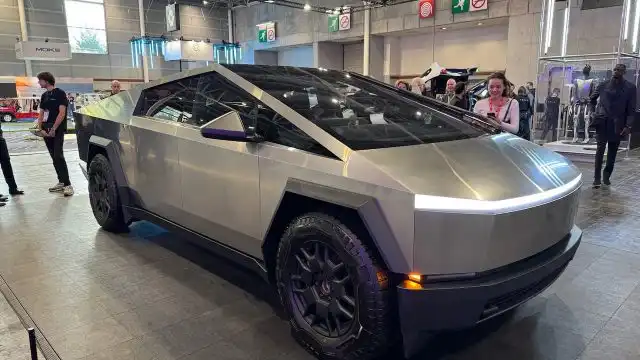 Tesla Cybertruck at 2024 Paris Motor Show