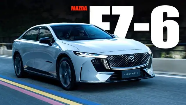 مازدا EZ-6 السيدان تنطلق بمدى يصل إلي 1300 كم في الصين