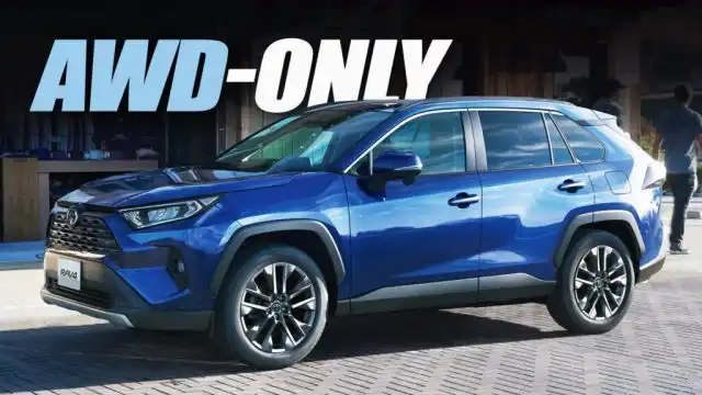 Toyota RAV4 Only Offers AWD Versions in Japan