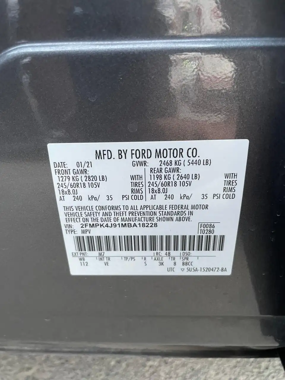 Ford Edge 2021