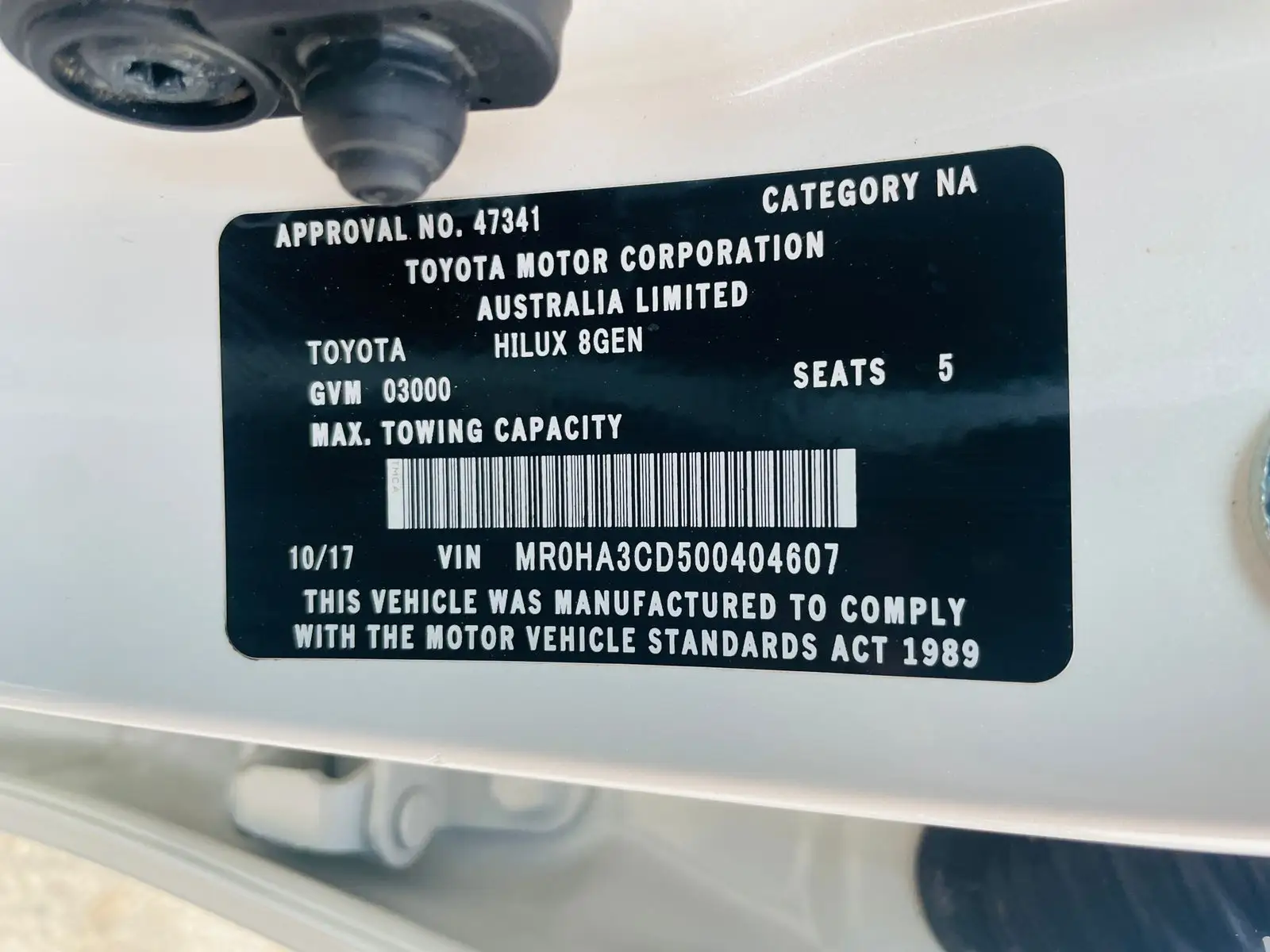 Toyota Hilux 2017 2.8L