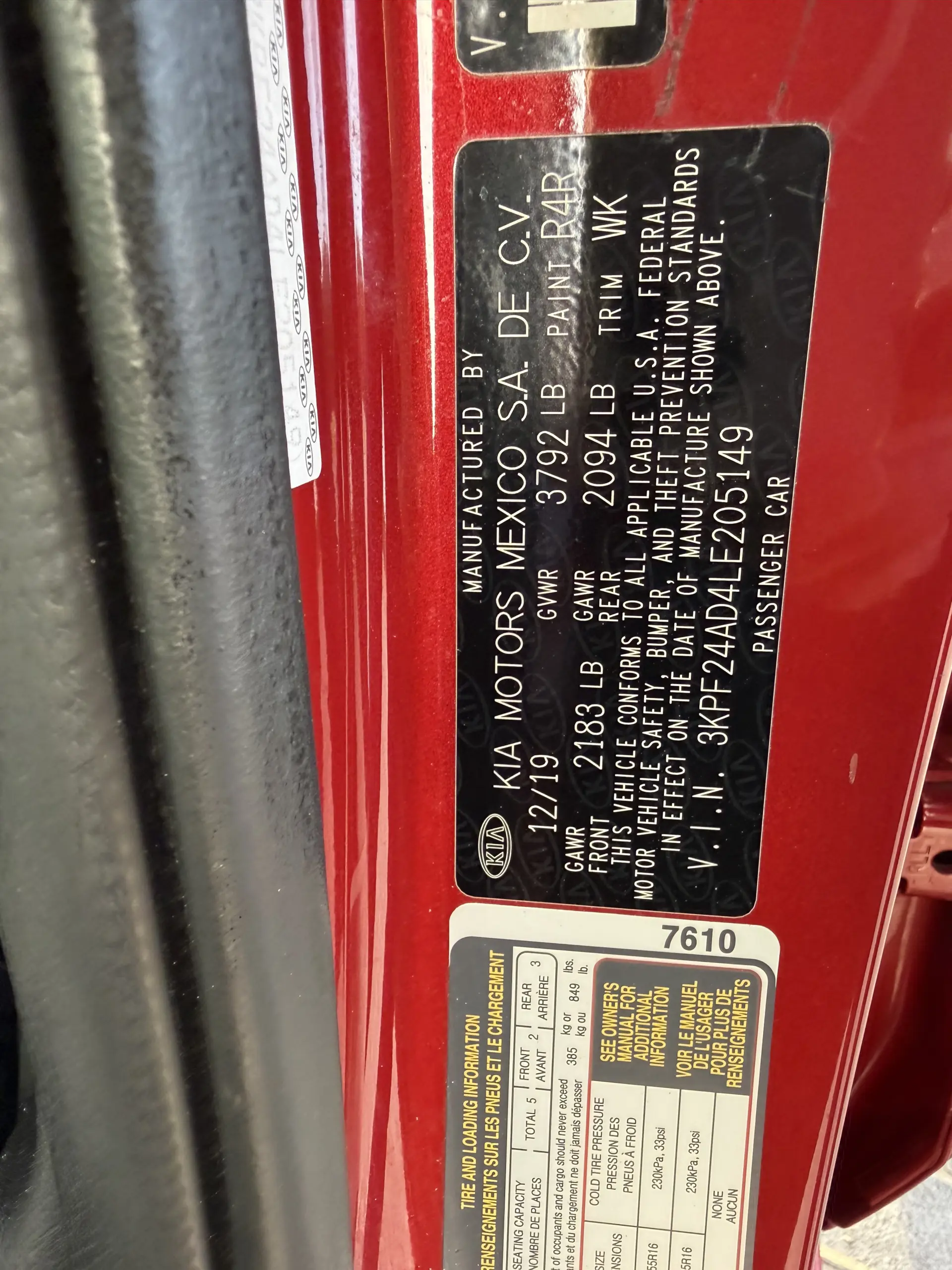 Kia Forte 2020 2000L