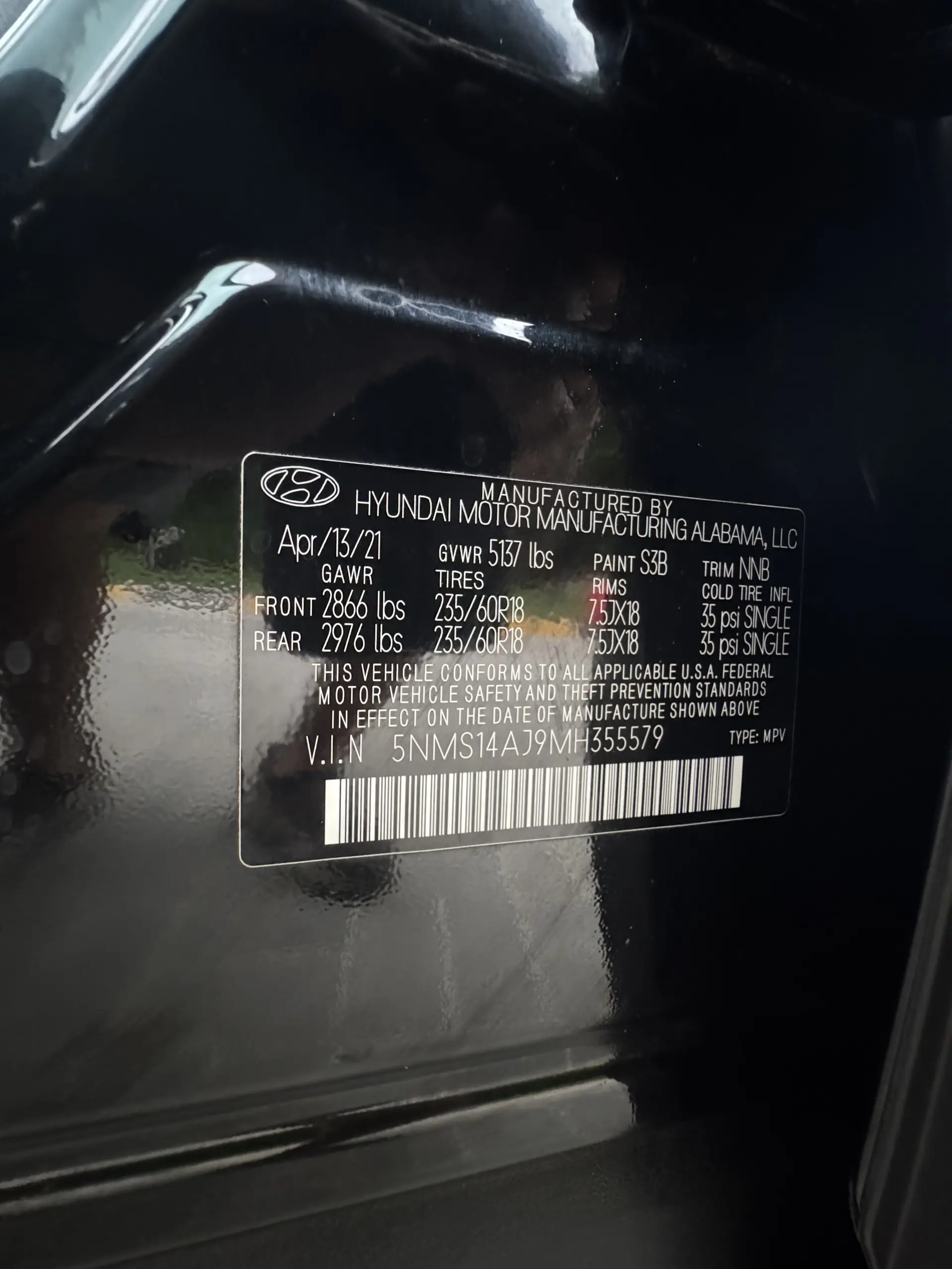 Hyundai Santa Fe 2021 25L