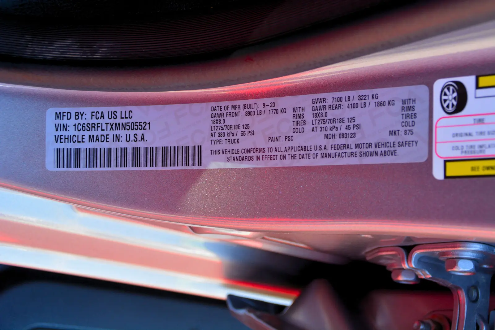 رام 1500 2021 5.7L