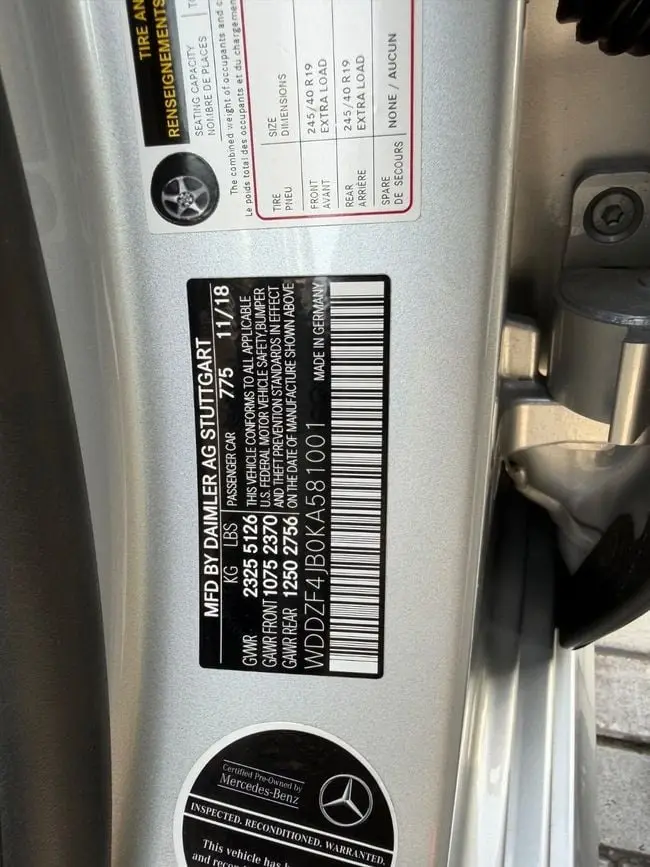 Mercedes Benz E Class 2019 2L