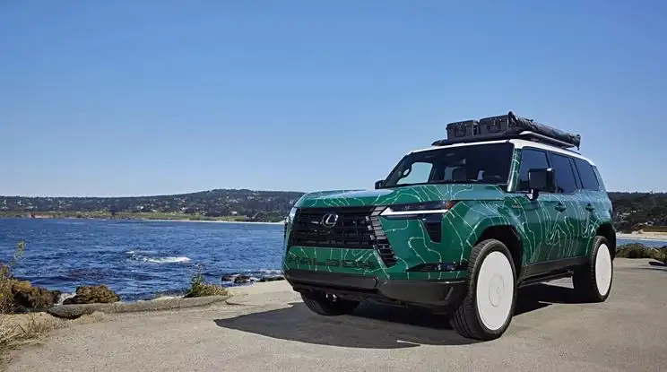 Official images of Lexus GX 550 special edition for golfers