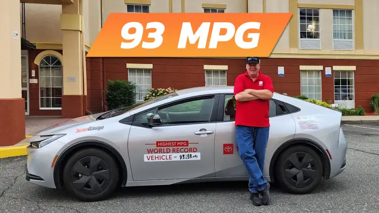 Toyota Prius breaks Guinness World Record for driving 39.6km on one litre of fuel!