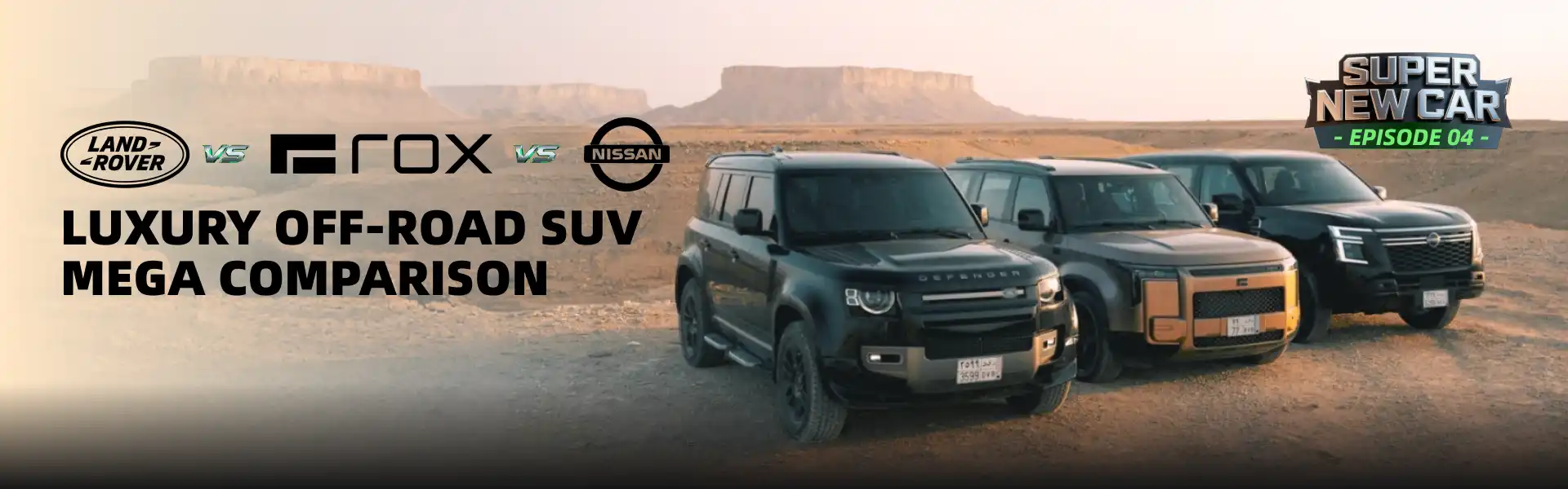 Luxury Off-Road SUV 
 Mega Comparison