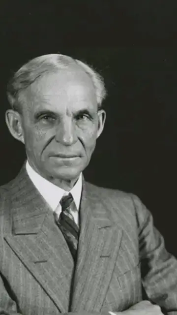 هنري فورد - هنري فورد كان الأمريكية الصناعيين قطب الأعمال ، التي تأسست شركة فورد موتور