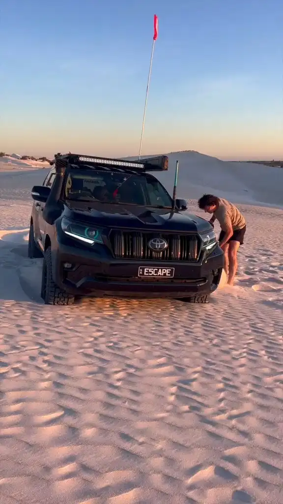 without a shovel you won't catch us off-roading alone.