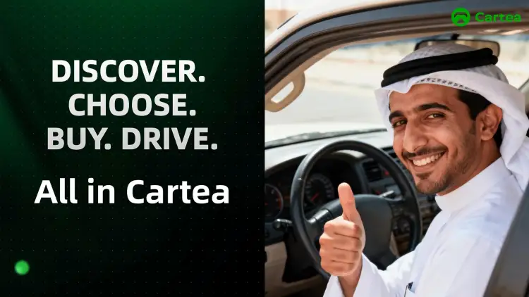 Discover. Choose. Buy. Drive. All in Cartea