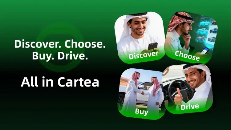 اكتشاف. اختيار. شراء. محرك الأقراص. كل ما في Cartea