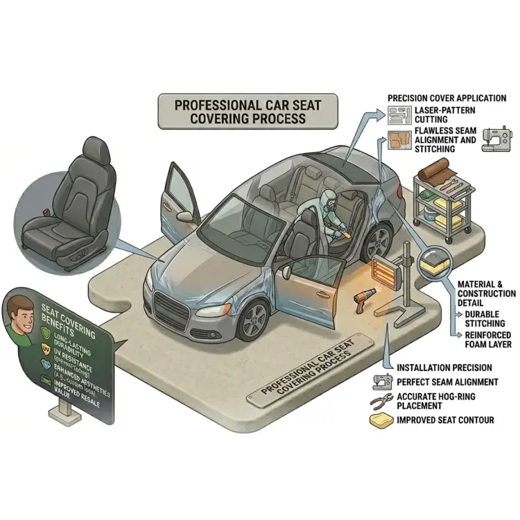 غطاء المقاعد