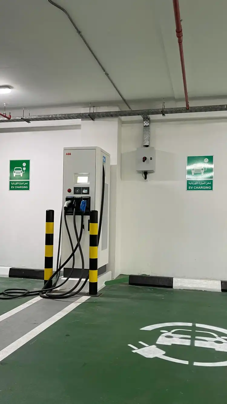 محطة شحن للسيارات الكهربائية