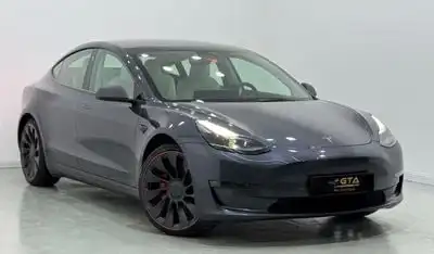 تسلا موديل 3 Performance 2023 Tesla Model 3 Performance, Oct 2026 Tesla Warranty, Full Options, Low Kms, GCC