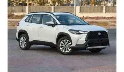 Toyota Corolla Cross 2024 TOYOTA COROLLA CROSS 1.8 Hybrid MID - PLATINUM WHITE PEARL inside RED | Export Only