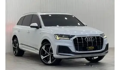 Audi Q7 55 TFSI quattro 3.0L 2022 Audi Q7 55 TFSI S-Line Quattro, Warranty, Full Agency Service History, Exc