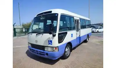 تويوتا كوستر HZB50-0109409 || TOYOTA	COASTER (BUS)	2000	WHITE	4100	DEISEL	199508	RHD	MANUAL || only for export